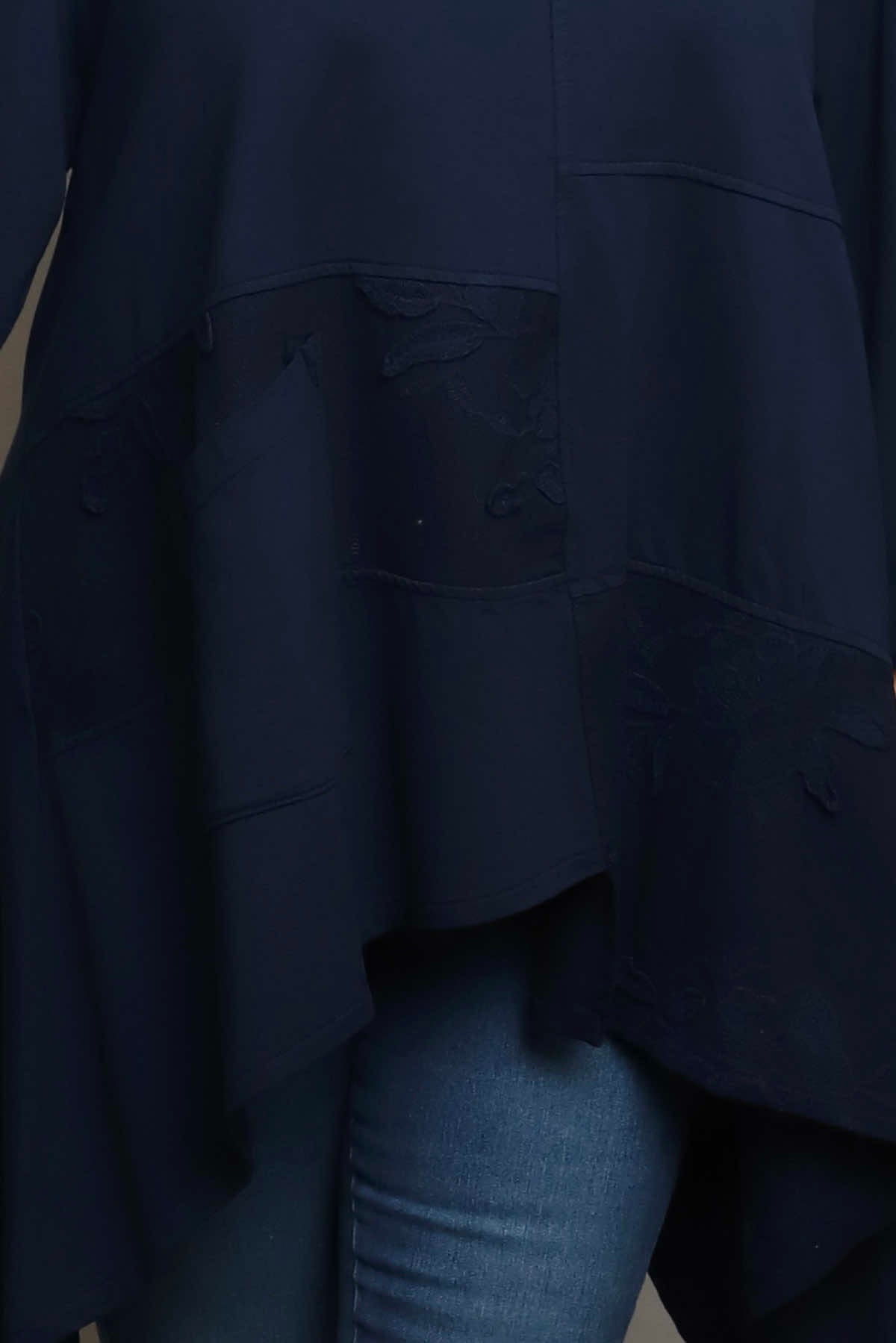 Berenice Cotton Top Navy