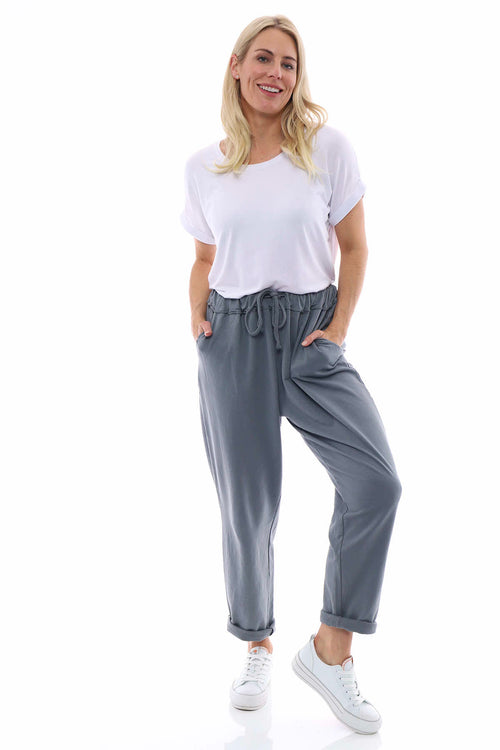 Didcot Jersey Pants Mid Grey - Image 1