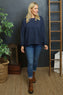 Alora Cotton Top Navy