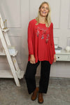 Lillian Christmas Jumper Red