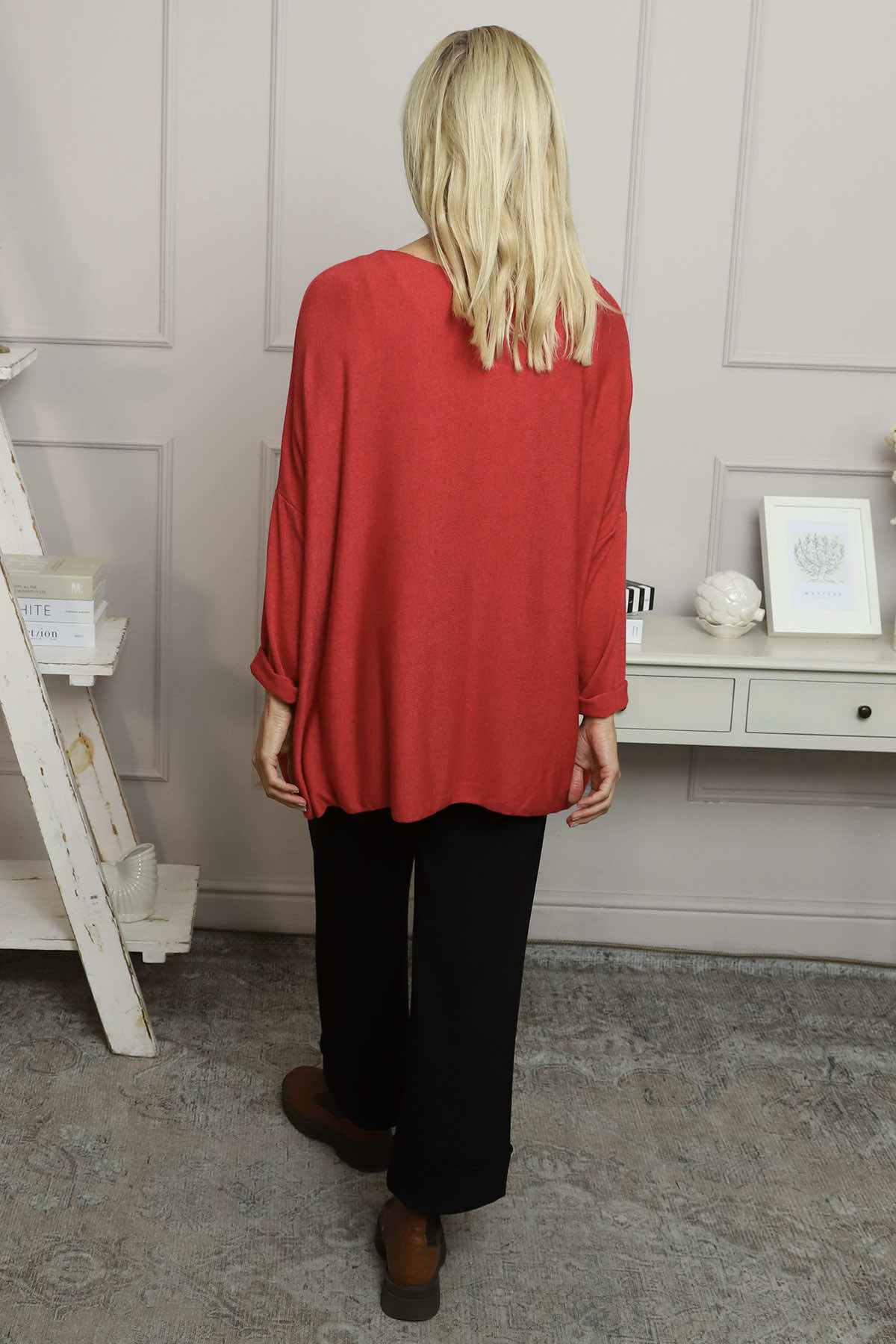 Lillian Christmas Jumper Red