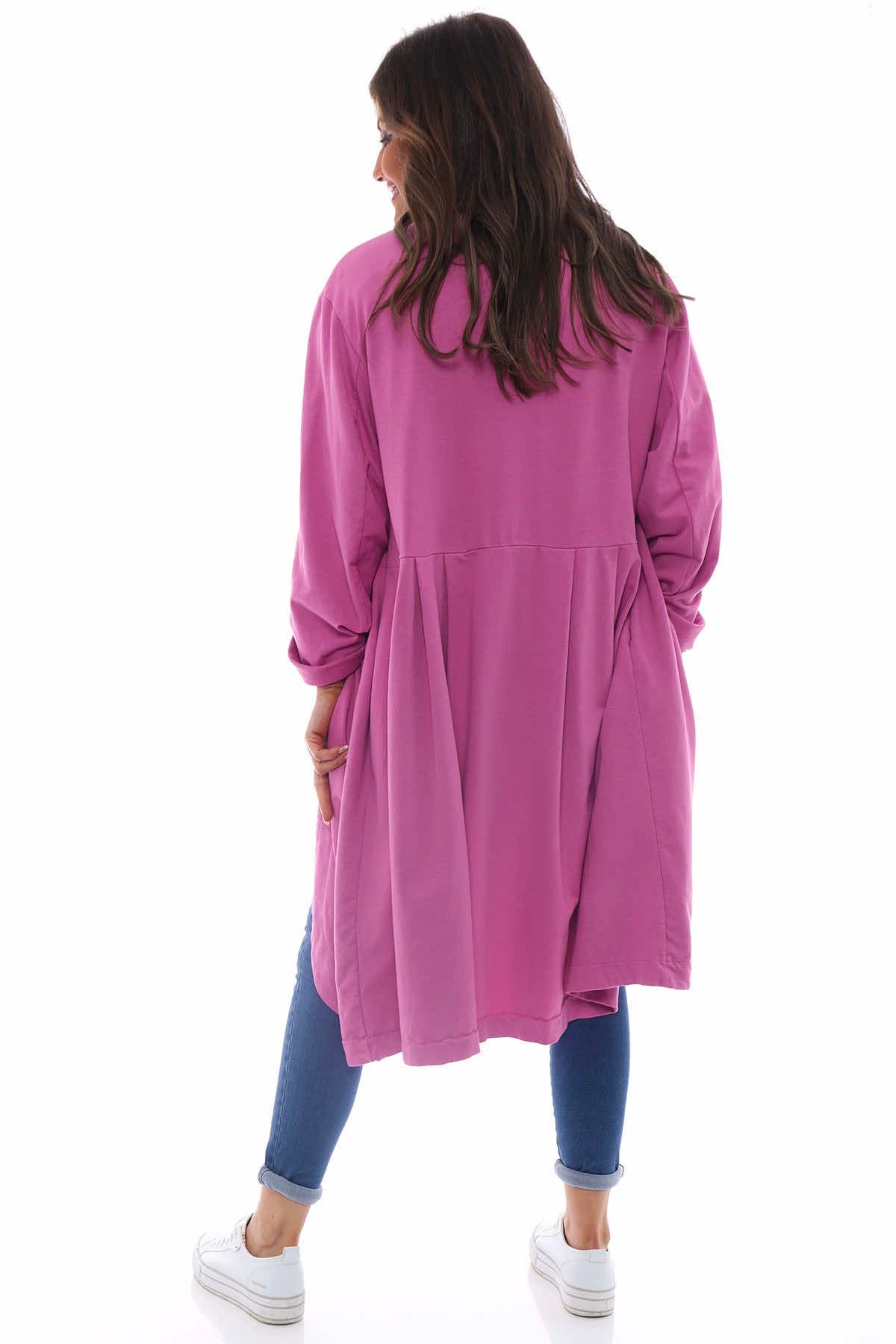 Kapri Jersey Jacket Fuchsia