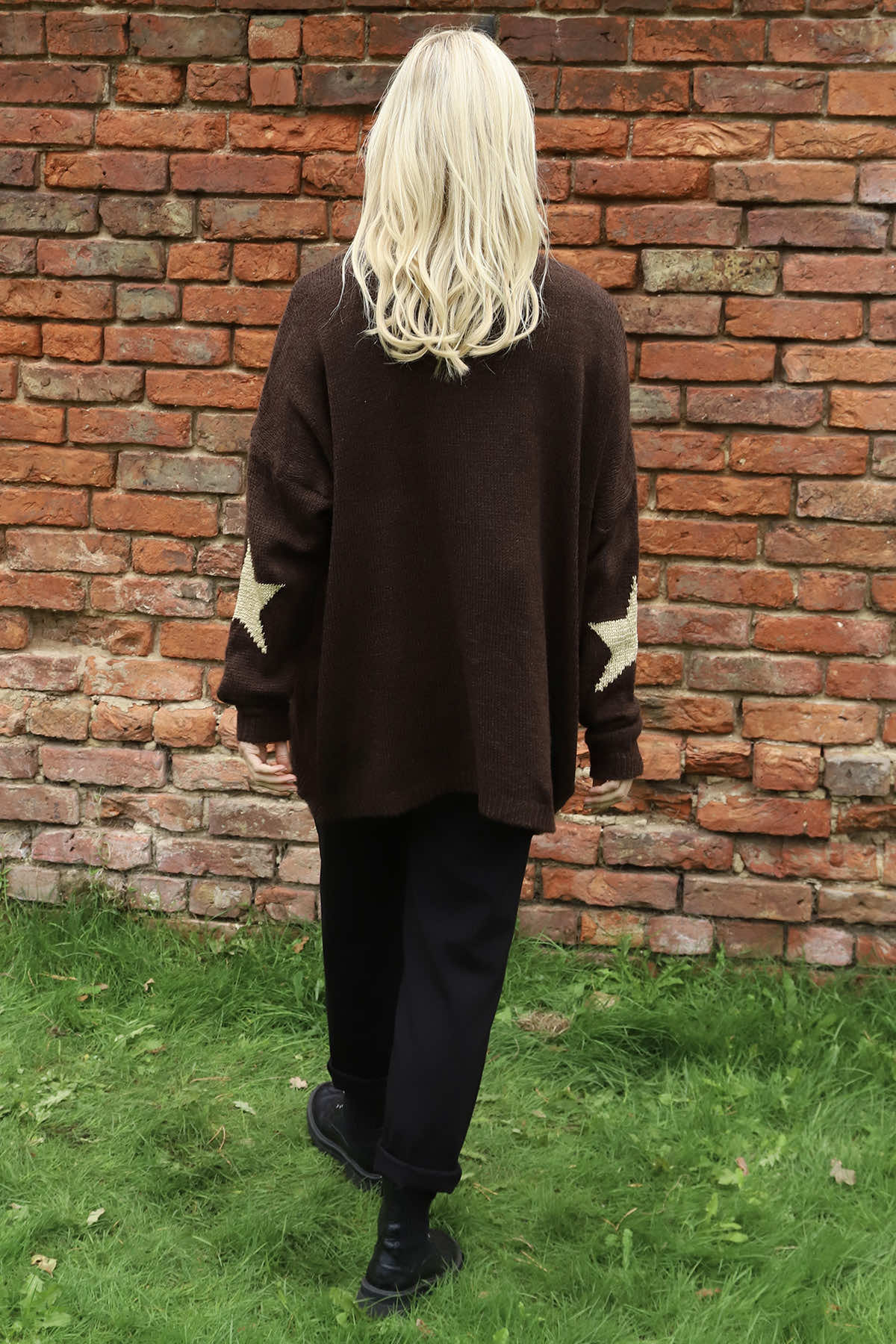 Paige Star Knitted Jumper Cocoa