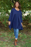 Beverley Oversize Knitted Top Navy