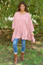 Beverley Oversize Knitted Top Pink