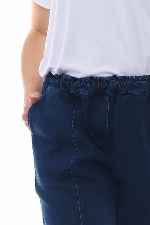 Gianella Denim Pocket Trousers Dark Denim - Image 2