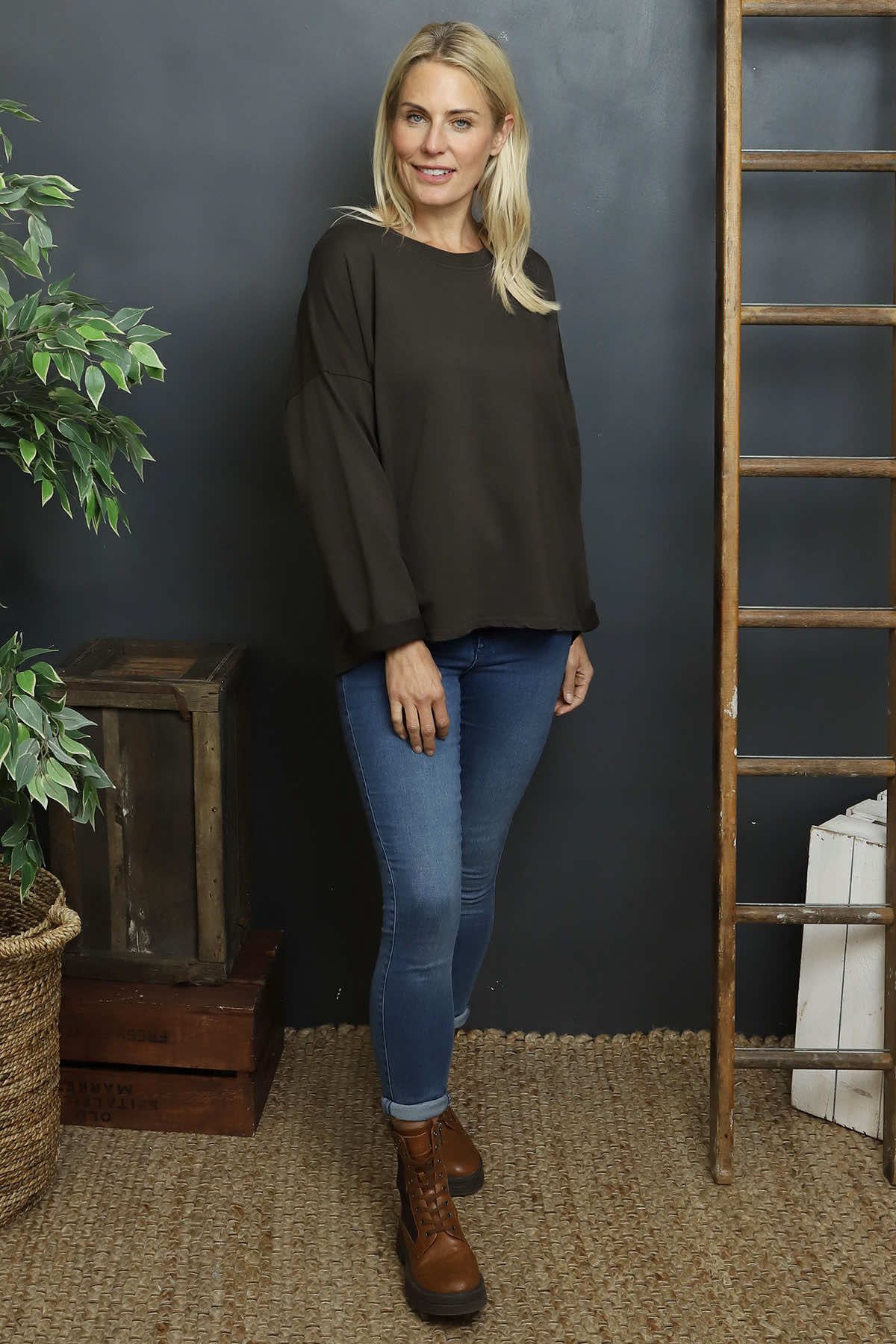 Alora Cotton Top Cocoa