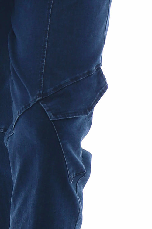 Gianella Denim Pocket Trousers Dark Denim - Image 3