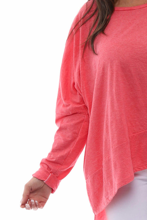 Made With Love Beth Top Coral Red - Image 5