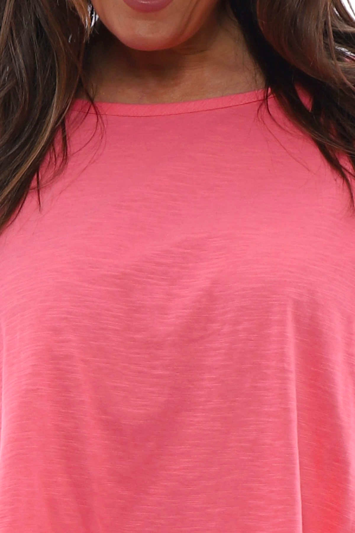 Made With Love Beth Top Coral