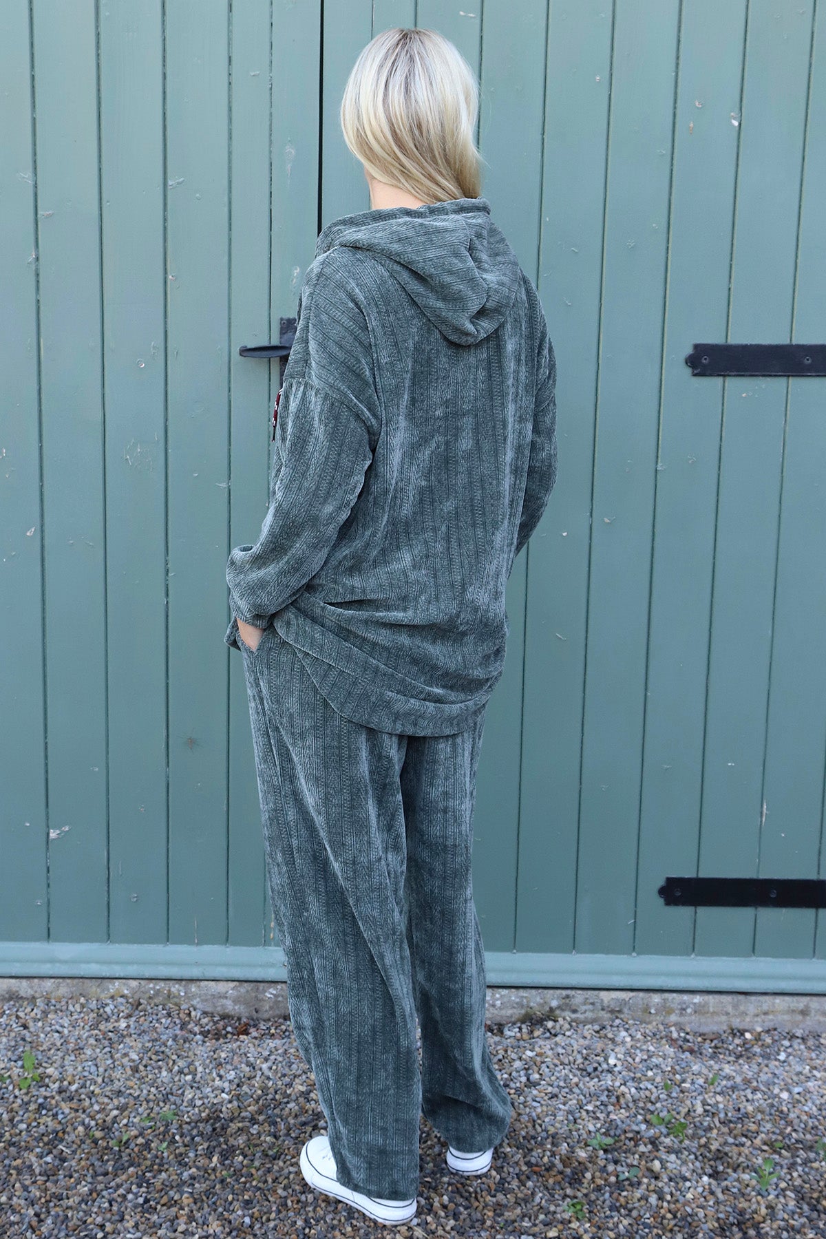 Alexandra Hooded Top Khaki