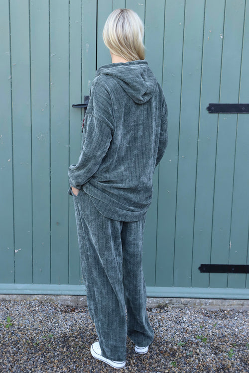 Alexandra Hooded Top Khaki - Image 4