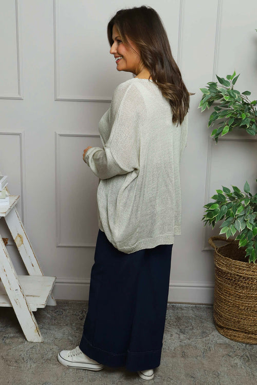 Bamburgh Knit Top Stone - Image 4