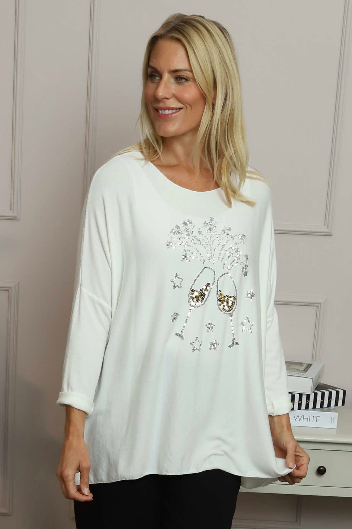 Lillian Cheers Jumper Cream