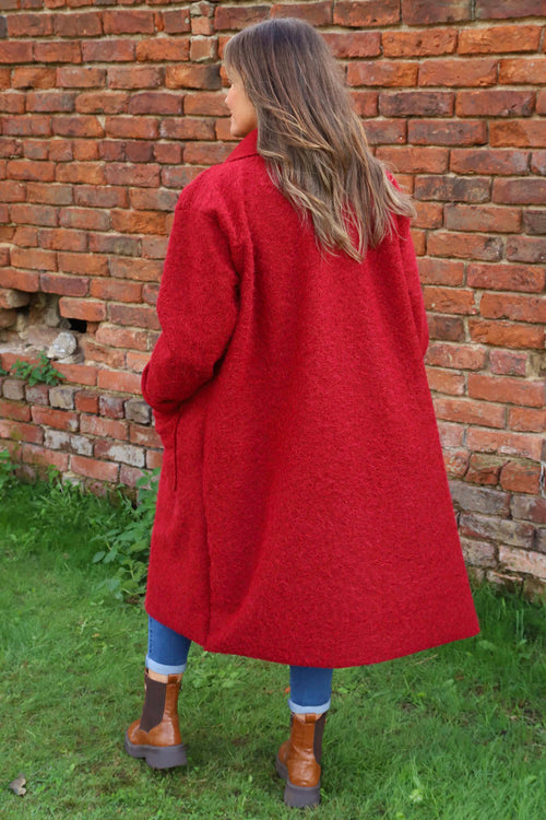 Phoebe Coat Wine - Image 4