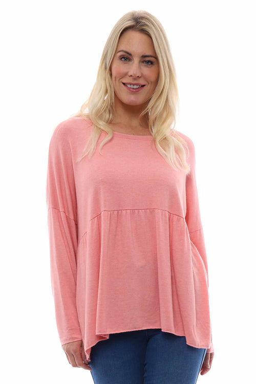 Caprice Knit Top Coral - Image 5