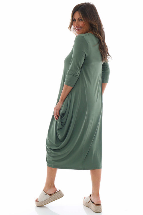 Boswin Dress Light Khaki - Image 8