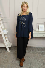 Lillian Cheers Jumper Navy Navy - Lillian Cheers Jumper Navy