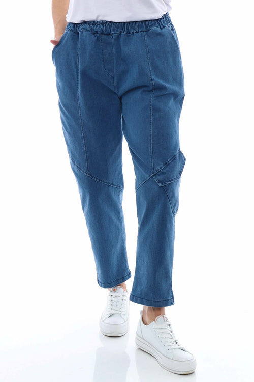 Gianella Denim Pocket Trousers Mid Denim - Image 5