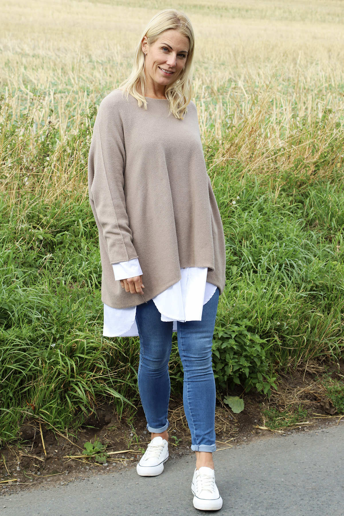 Leah Knitted Jumper Mocha