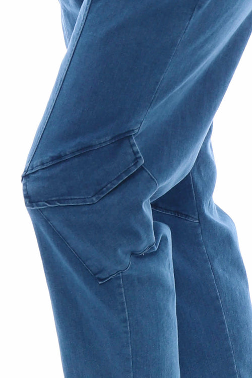 Gianella Denim Pocket Trousers Mid Denim - Image 3