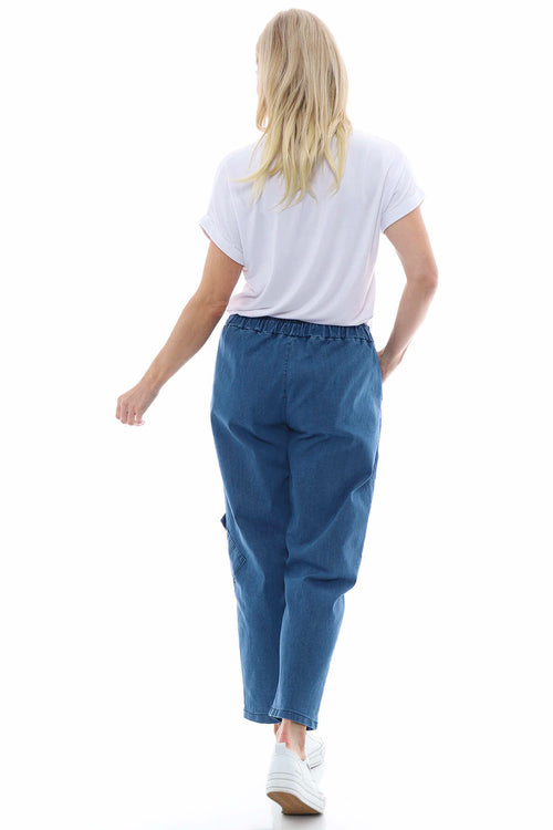 Gianella Denim Pocket Trousers Mid Denim - Image 7