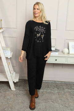 Lillian Cheers Jumper Black