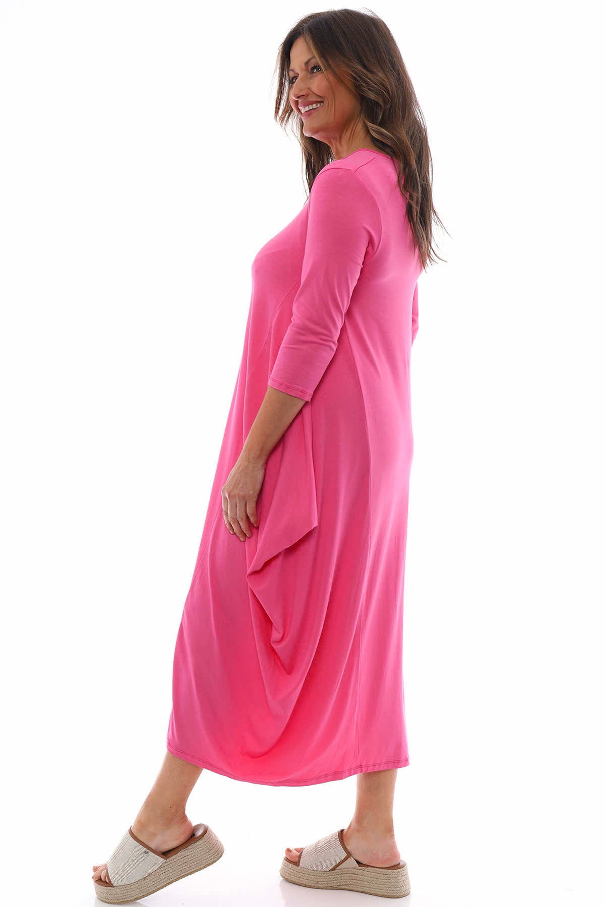 Boswin Dress Bubblegum Pink