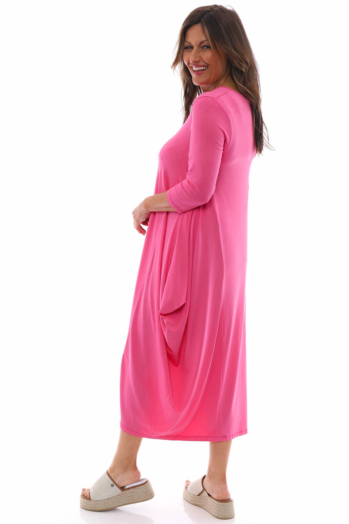 Boswin Dress Bubblegum Pink