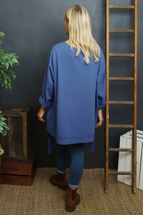 Mercer Asymmetric Cotton Top Blue - Image 4