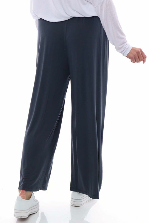 Alessia Cotton Trousers Charcoal - Image 6