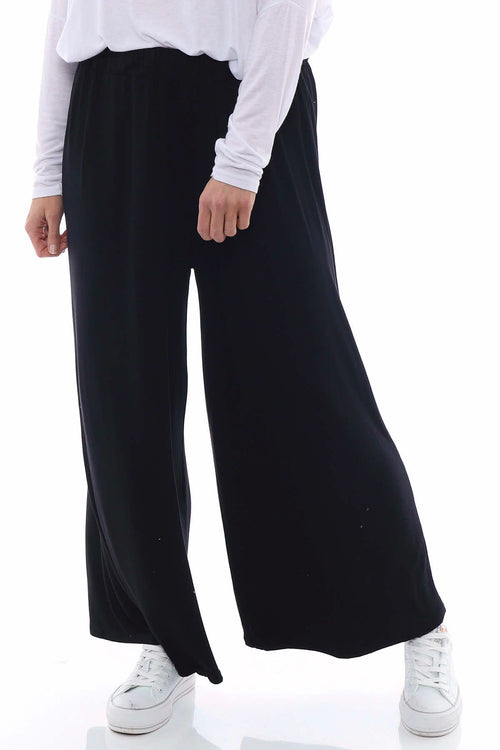 Alessia Cotton Trousers Black - Image 2