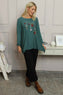Lillian Christmas Jumper Sage Green