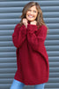 Romilly Polo Neck Knitted Jumper Wine