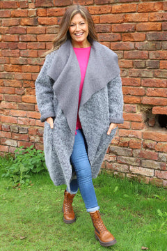 Phoebe Coat Mid Grey