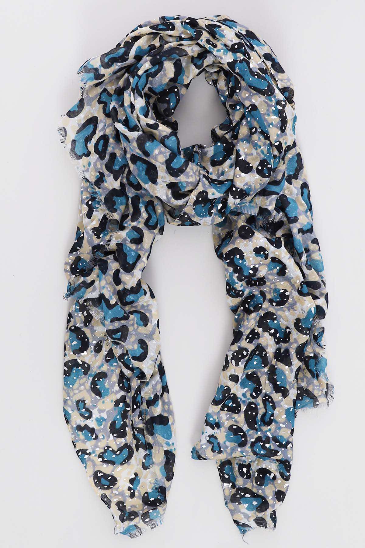 Kit and Kaboodal Tazia Scarf Teal Kit and Kaboodal