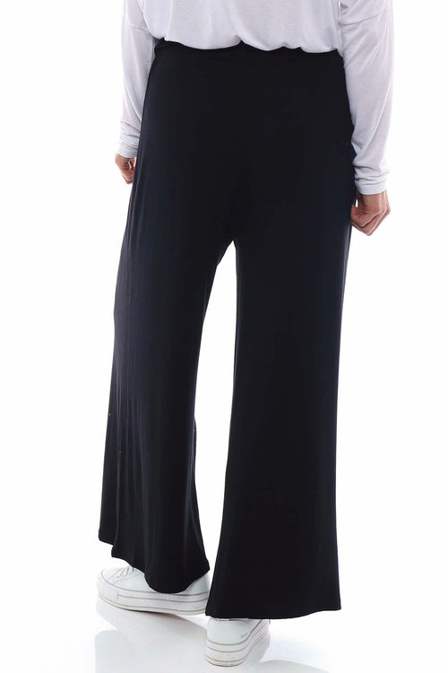 Alessia Cotton Trousers Black - Image 4