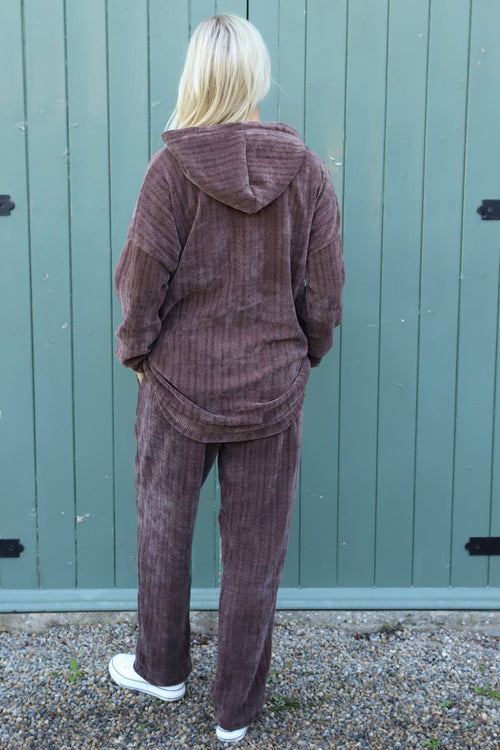 Alexandra Hooded Top Cocoa - Image 4