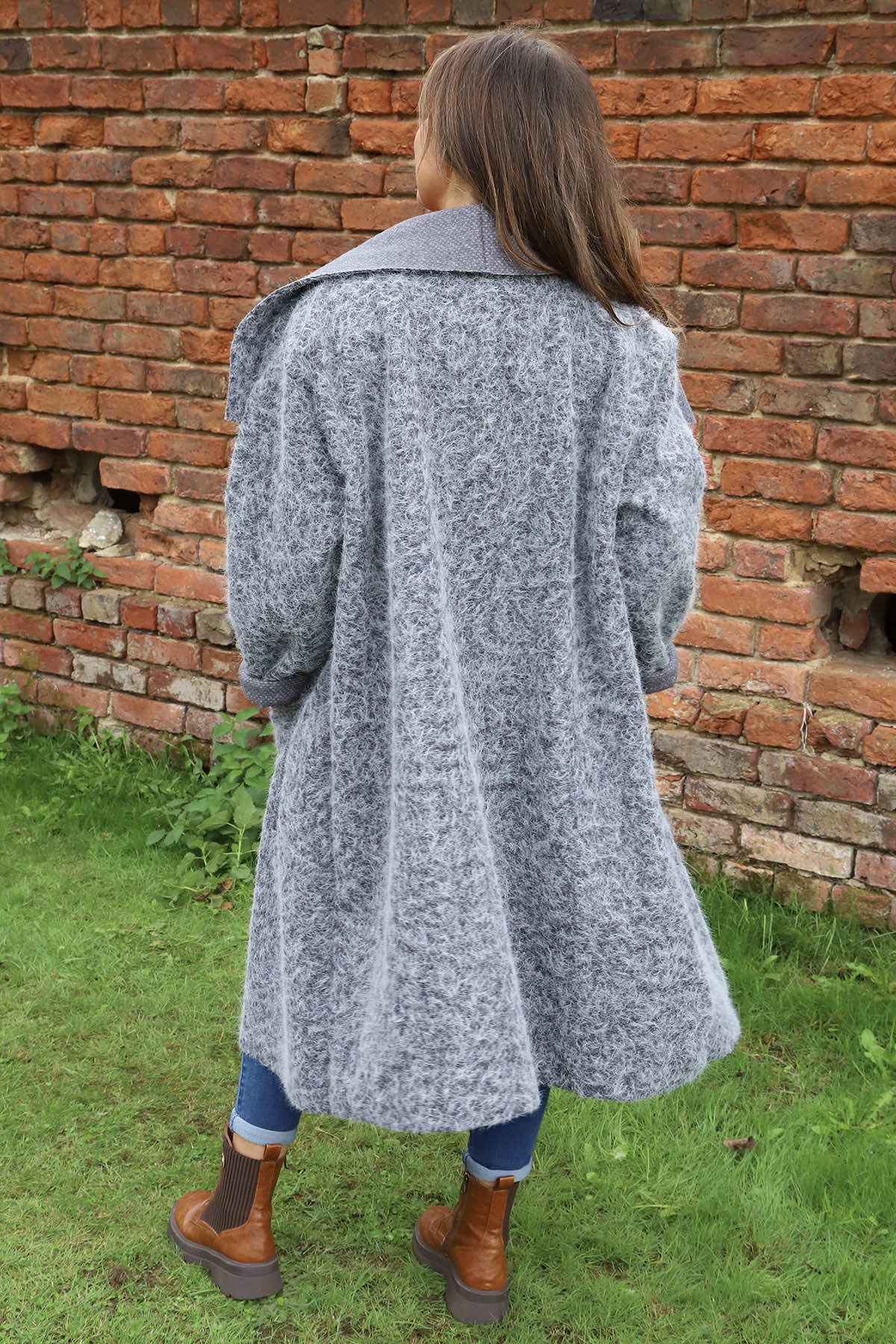 Phoebe Coat Mid Grey