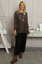 Lillian Christmas Jumper Cocoa Cocoa - Lillian Christmas Jumper Cocoa