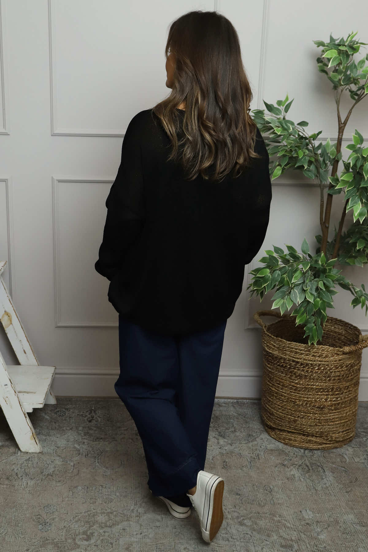 Bamburgh Knit Top Black