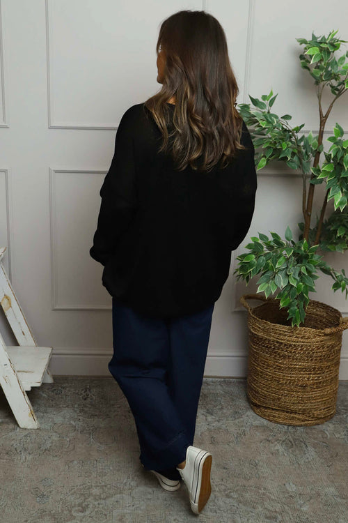 Bamburgh Knit Top Black - Image 4