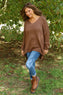 Josephine V-Neck Knitted Jumper Cocoa