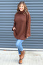 Romilly Polo Neck Knitted Jumper Cocoa