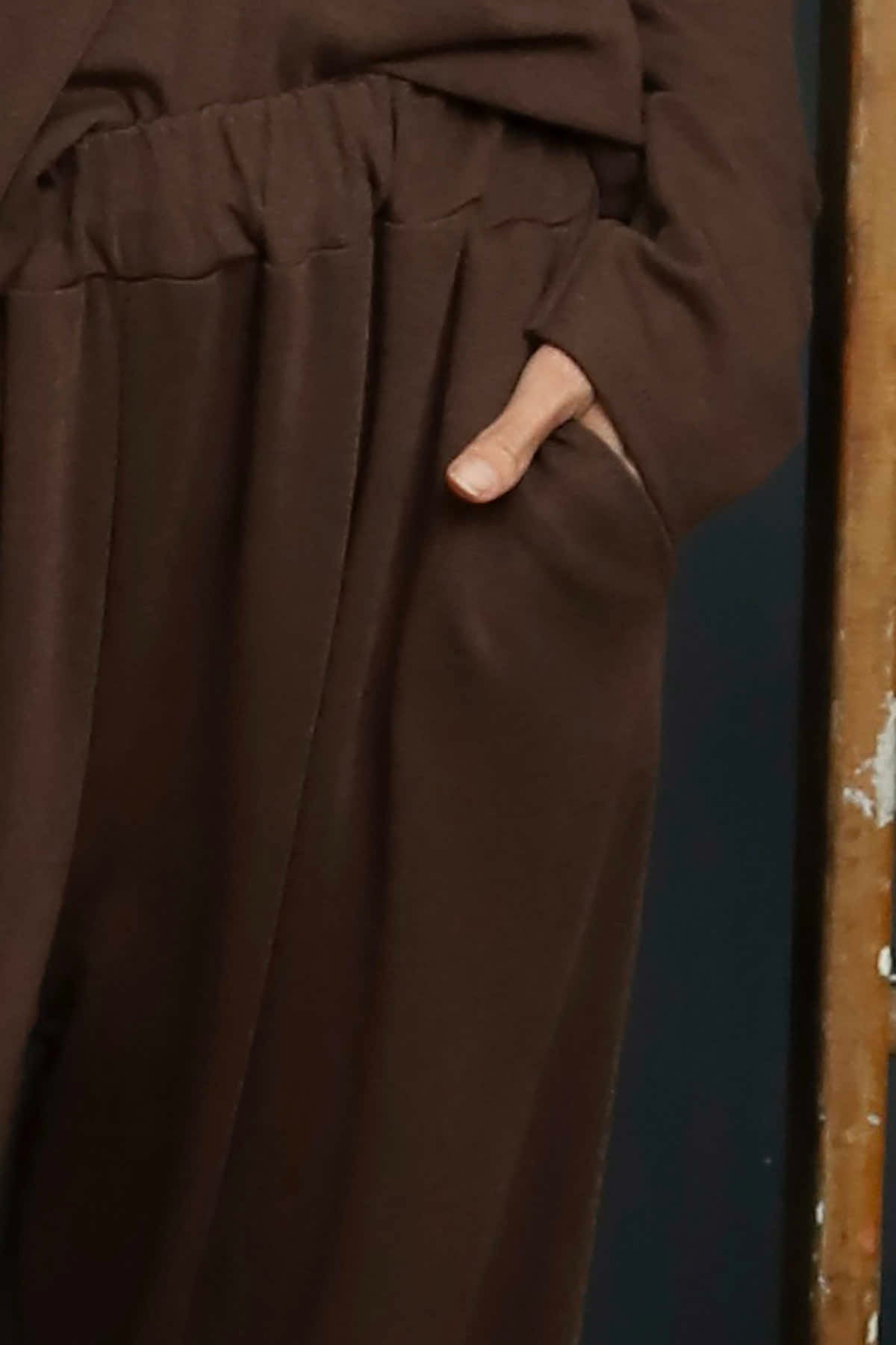 Rehema Wide Leg Trousers Cocoa