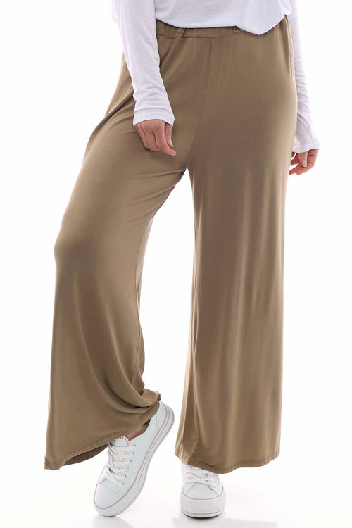 Alessia Cotton Trousers Camel - Image 3