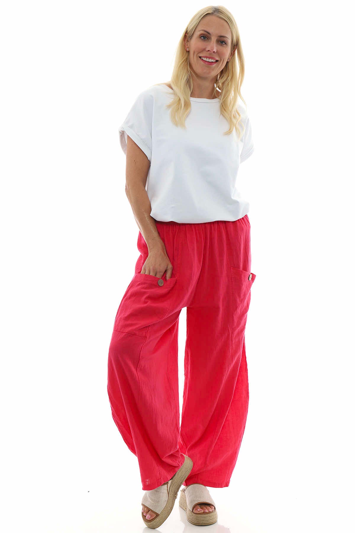 Women's Linen Trousers UK – Kit and Kaboodal