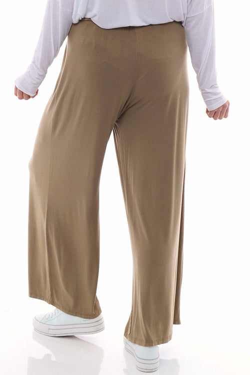 Alessia Cotton Trousers Camel - Image 5