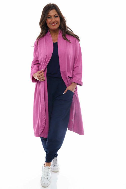 Kapri Jersey Jacket Fuchsia - Image 6
