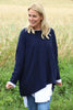 Leah Knitted Jumper Navy